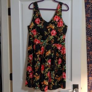 Floral skater dress